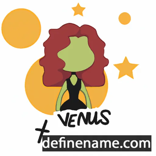 cartoon of the name Vênus