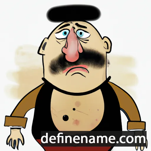 cartoon of the name Veceslav