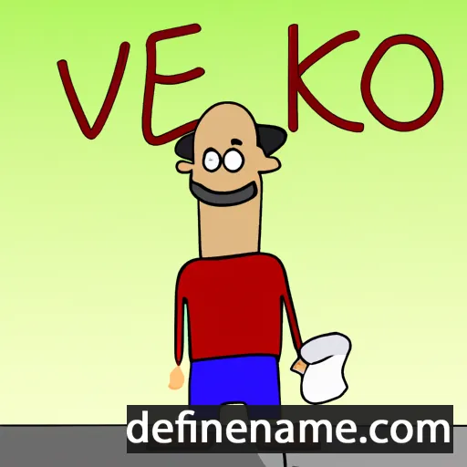 cartoon of the name Veiko