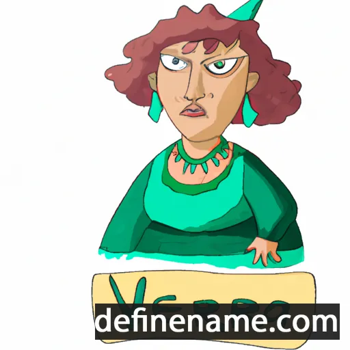 cartoon of the name Venera