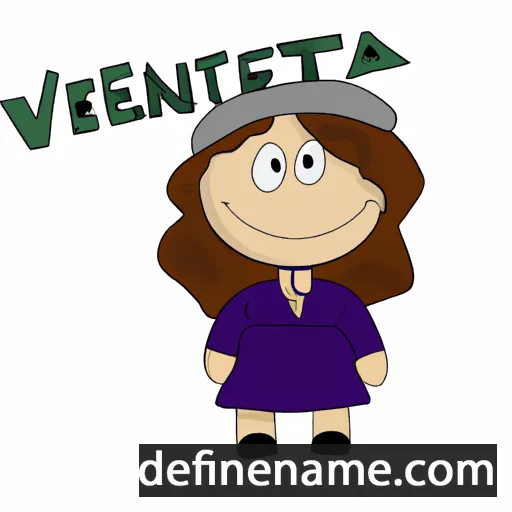 cartoon of the name Venetia