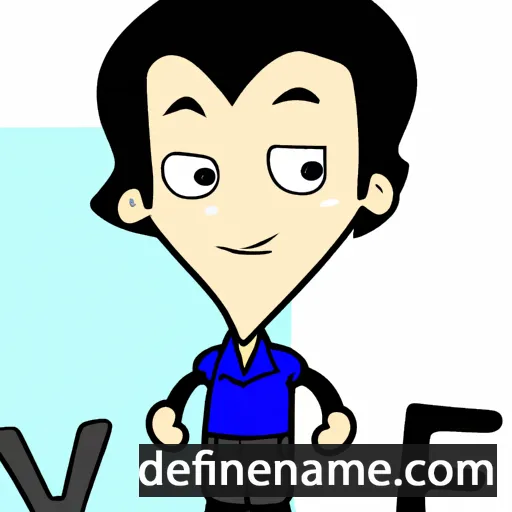 cartoon of the name Vere