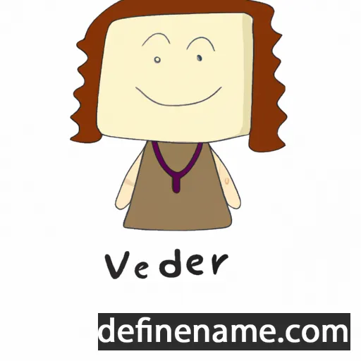 cartoon of the name Vered