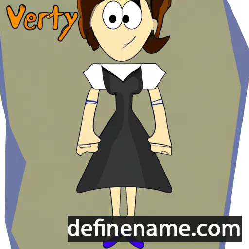 Verity cartoon