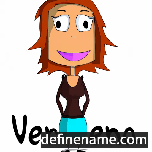 cartoon of the name Verna