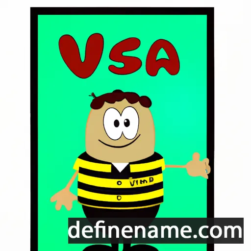 cartoon of the name Vesa