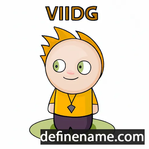 Vígdís cartoon