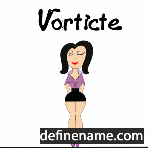 cartoon of the name Victoire