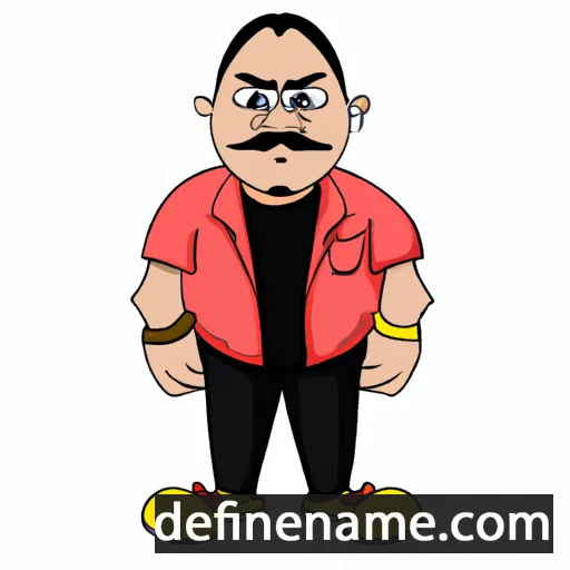 cartoon of the name Victorino