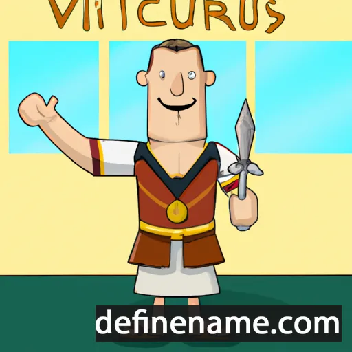 cartoon of the name Victorius