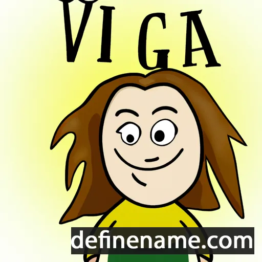 cartoon of the name Vigga