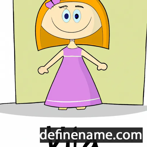 cartoon of the name Vilja