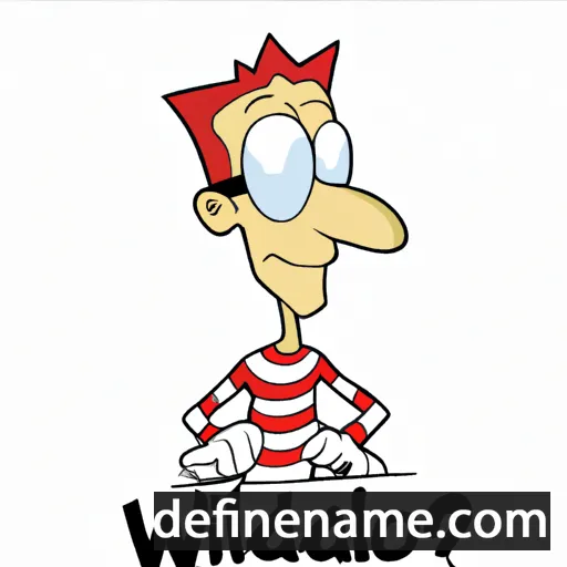 cartoon of the name Waldo