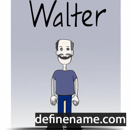 cartoon of the name Walter