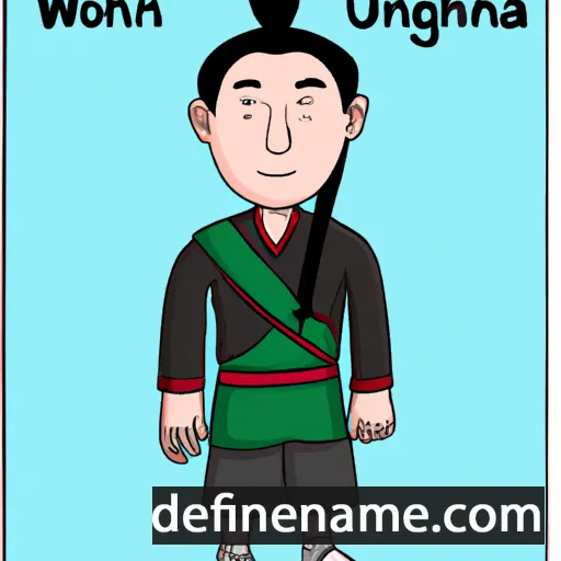 cartoon of the name Wangchuk