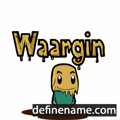 cartoon of the name Wangi