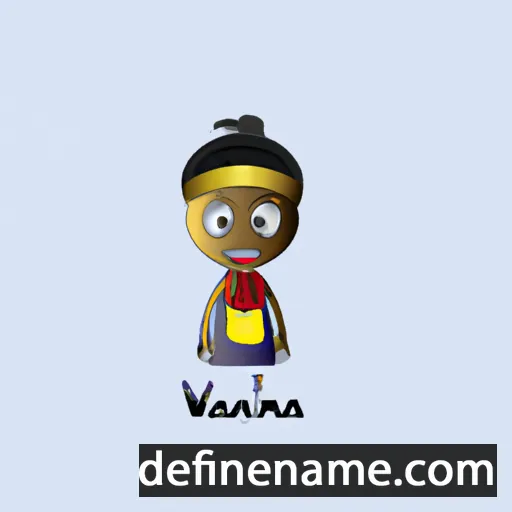 cartoon of the name Wanjala