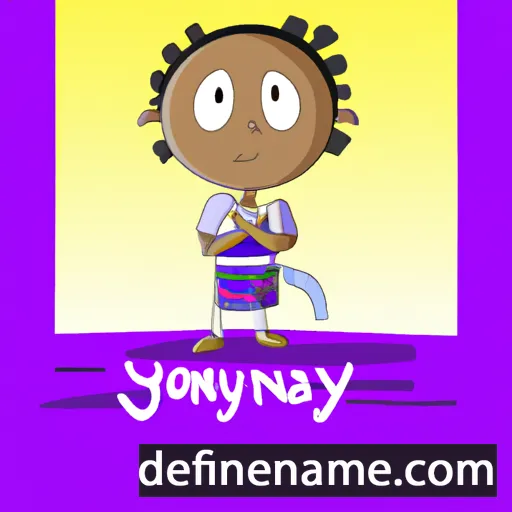 cartoon of the name Wanyonyi