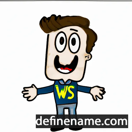 cartoon of the name Wassim