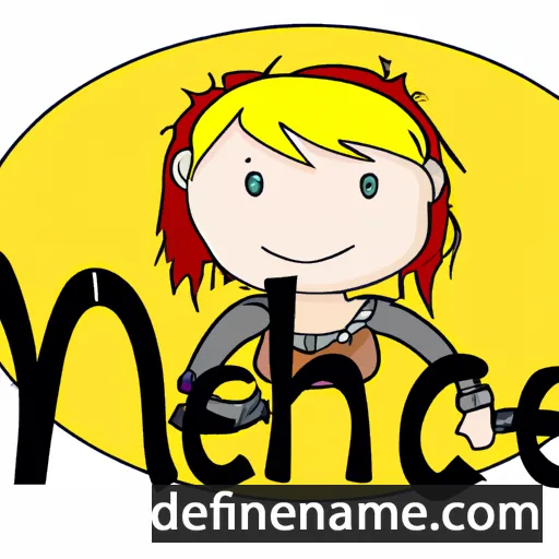 cartoon of the name Wenche