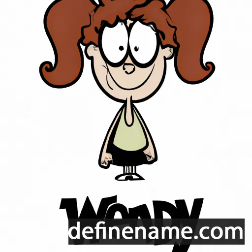 cartoon of the name Wendy