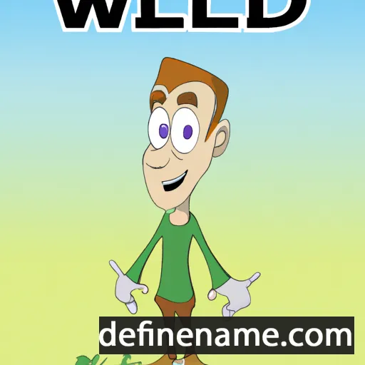 cartoon of the name Widald