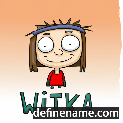 cartoon of the name Wiktoria