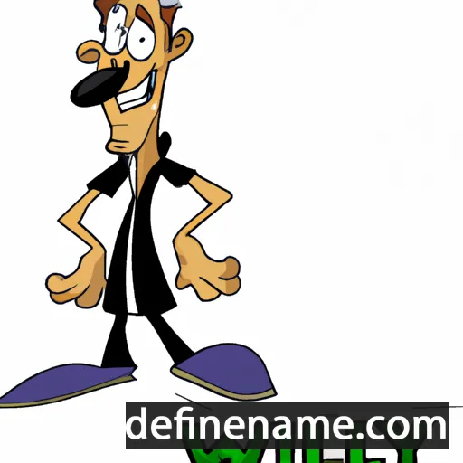 cartoon of the name Wiley