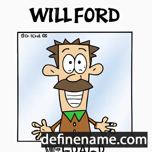 cartoon of the name Wilford