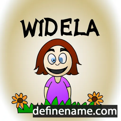 cartoon of the name Wilfreda