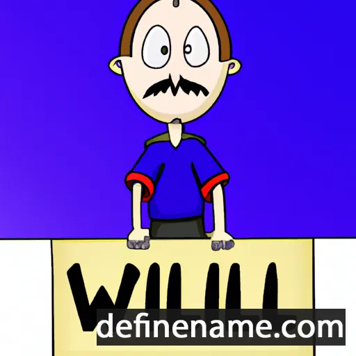 cartoon of the name Will