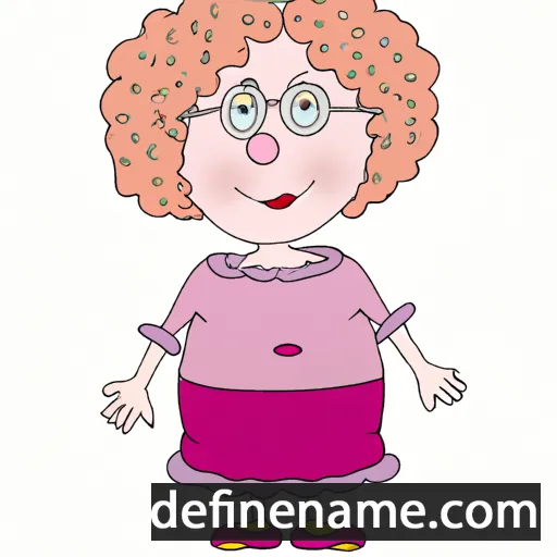 cartoon of the name Willemina