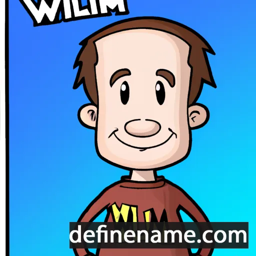 cartoon of the name William