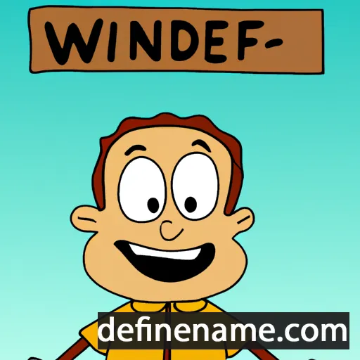 cartoon of the name Winfred