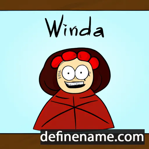 Winifreda cartoon