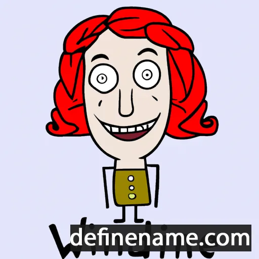 cartoon of the name Winnifred