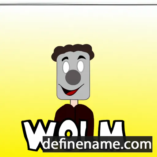 cartoon of the name Wöllem