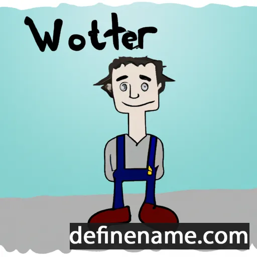 cartoon of the name Wolter