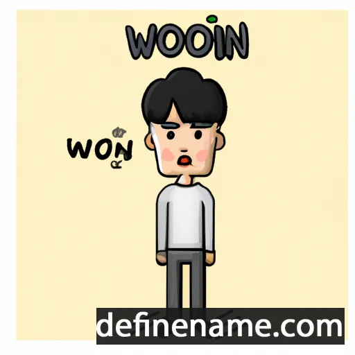 Woo-Jin cartoon