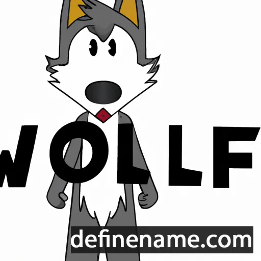 cartoon of the name Wulf