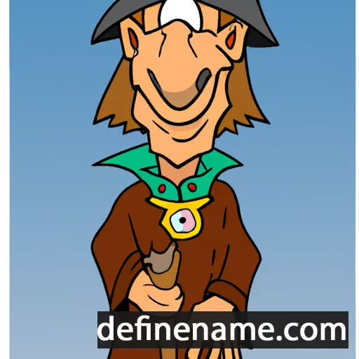 cartoon of the name Wulfram