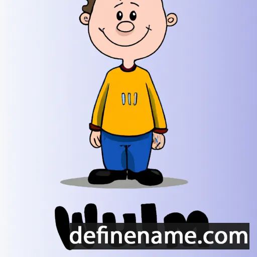 cartoon of the name Wullem