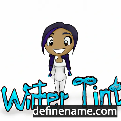 cartoon of the name Wynter