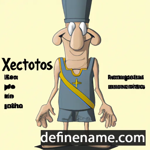 cartoon of the name Xenocrates