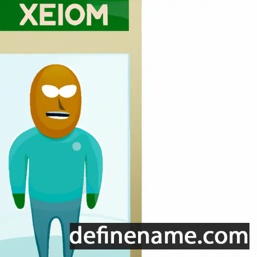 Xenon cartoon