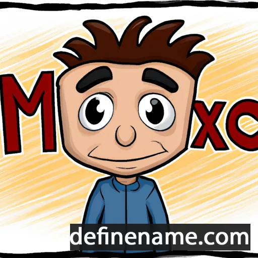 cartoon of the name Ximeno