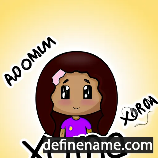 Xiomara cartoon