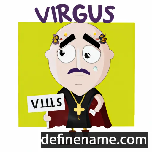 cartoon of the name Virgilius