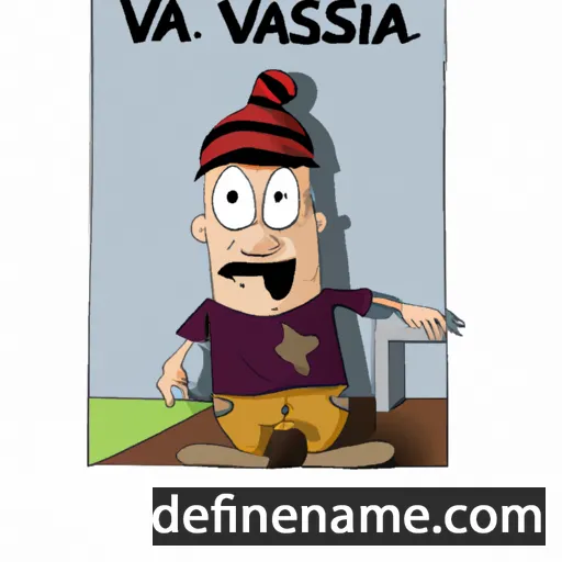 cartoon of the name Višeslav