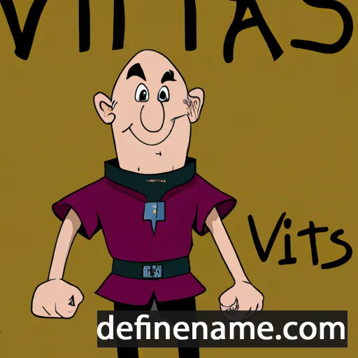 cartoon of the name Vitus